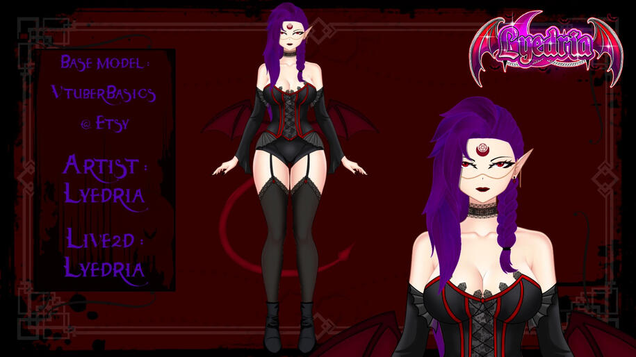 Vtuver model showcase